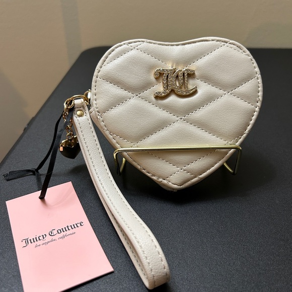 Juicy Couture Handbags - GIFTED Juicy Couture Quilted Heart Wristlet